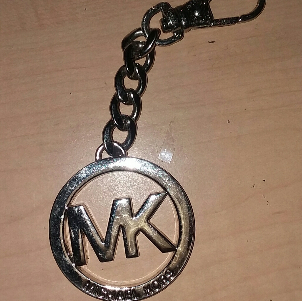 silver mk charm